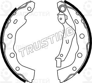 Комплект тормозных колодок TRUSTING 064170
