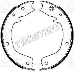 Комплект тормозных колодок, стояночная тормозная система TRUSTING 064179