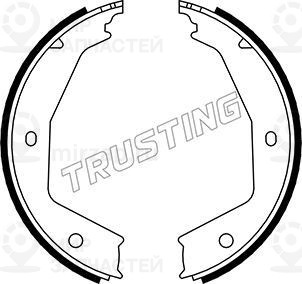 Комплект тормозных колодок, стояночная тормозная система TRUSTING 079194