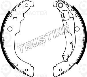 Комплект тормозных колодок TRUSTING 079196