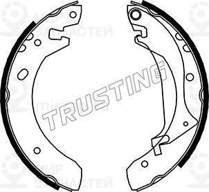 Комплект тормозных колодок TRUSTING 092306