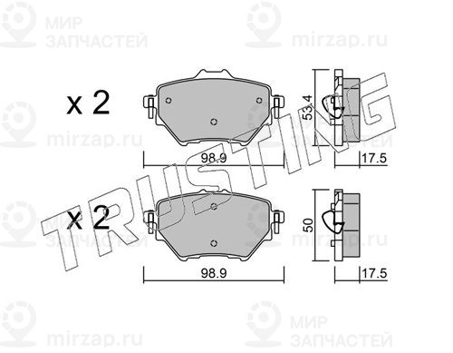 Запчасть TRUSTING 10030