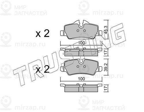 Запчасть TRUSTING 10380