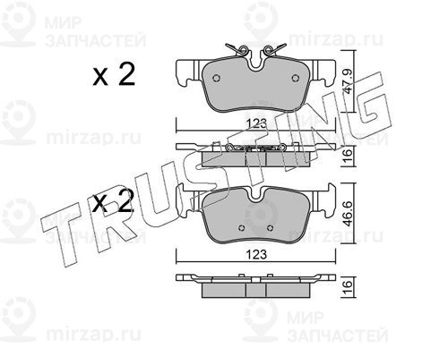 Запчасть TRUSTING 10620