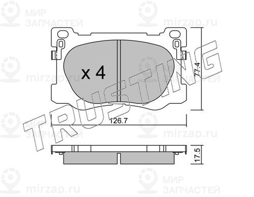 Запчасть TRUSTING 10930