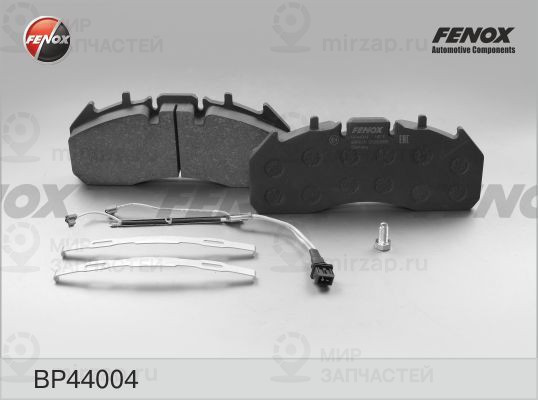 Комплект тормозных колодок, дисковый тормоз FENOX BP44004