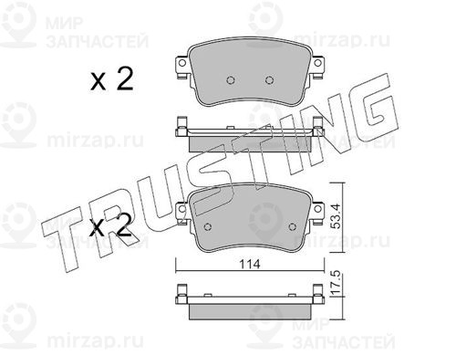 Запчасть TRUSTING 11080