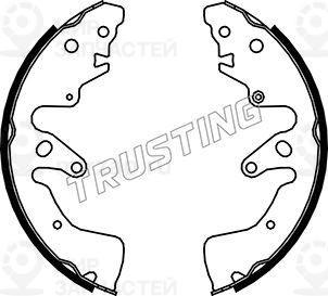 Комплект тормозных колодок TRUSTING 111251