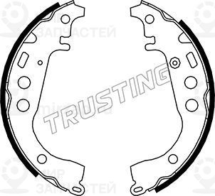 Комплект тормозных колодок TRUSTING 115301