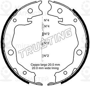 Запчасть TRUSTING 115322K