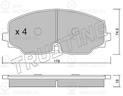Запчасть TRUSTING 11710
