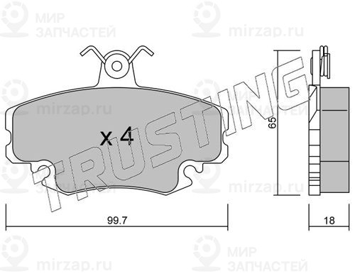 Запчасть TRUSTING 1220
