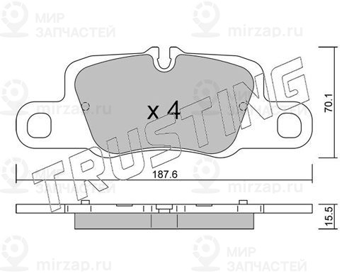 Запчасть TRUSTING 12570