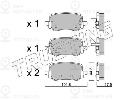 Запчасть TRUSTING 13010