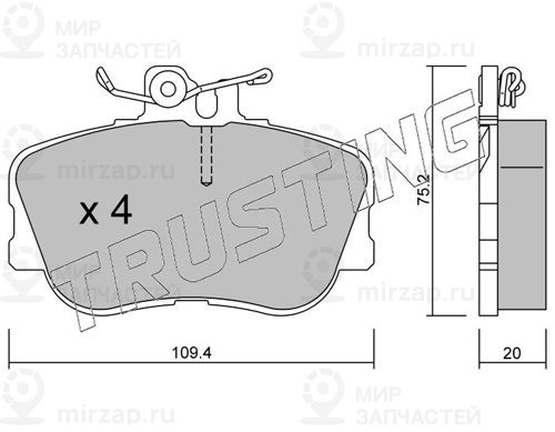Запчасть TRUSTING 1610