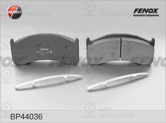 Комплект тормозных колодок, дисковый тормоз FENOX BP44036