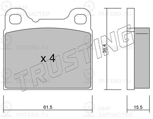 Запчасть TRUSTING 2090