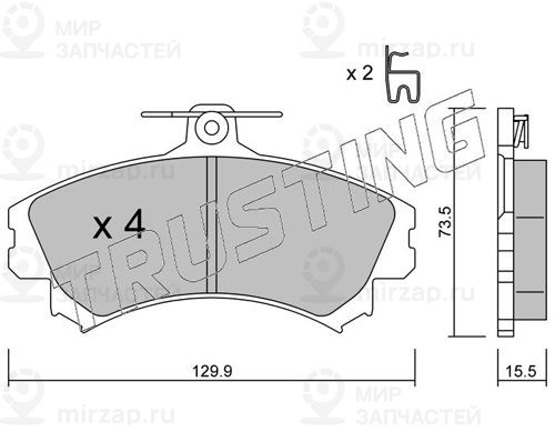 Запчасть TRUSTING 2250