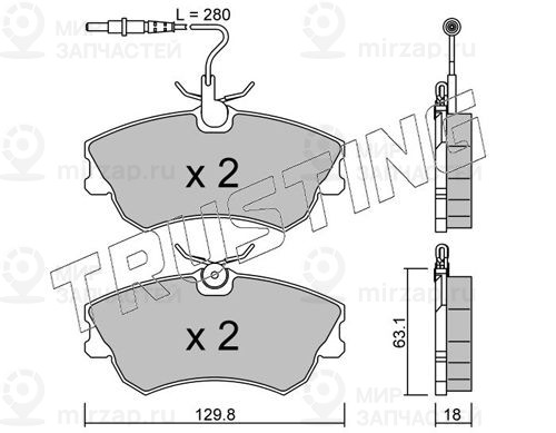 Запчасть TRUSTING 2310