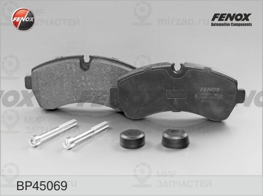 Комплект тормозных колодок, дисковый тормоз FENOX BP45069