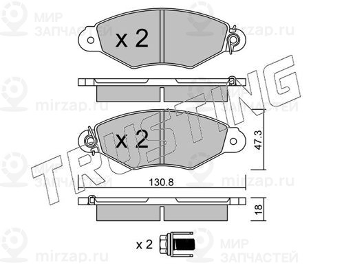 Запчасть TRUSTING 2620