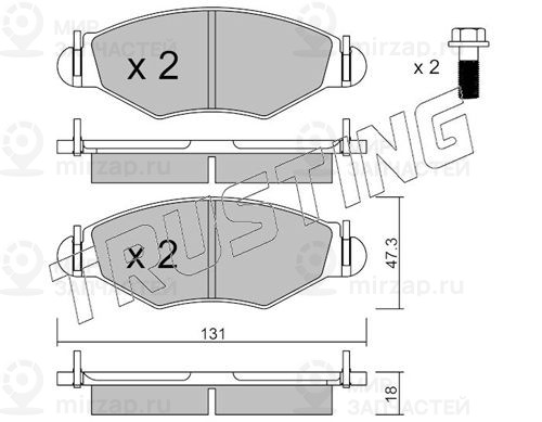 Запчасть TRUSTING 2631