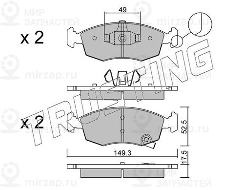 Запчасть TRUSTING 2835