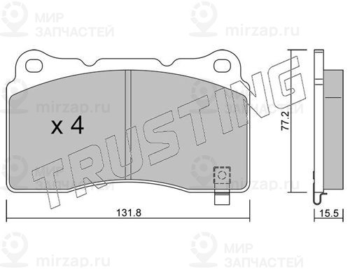 Запчасть TRUSTING 2978