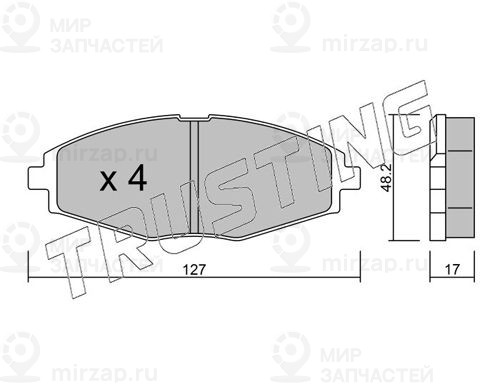 Запчасть TRUSTING 3020