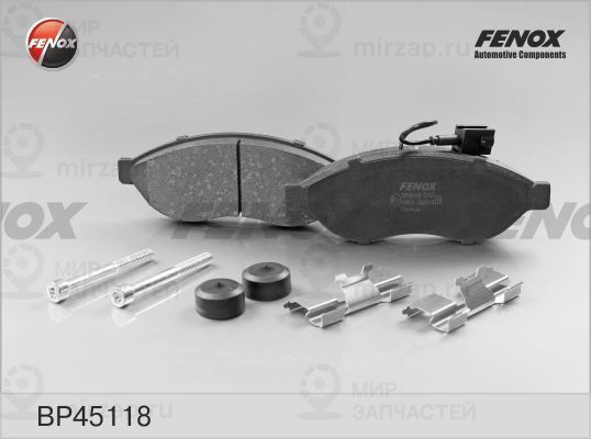 Комплект тормозных колодок, дисковый тормоз FENOX BP45118