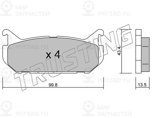 Запчасть TRUSTING 3120