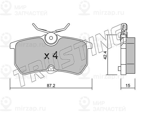 Запчасть TRUSTING 3260