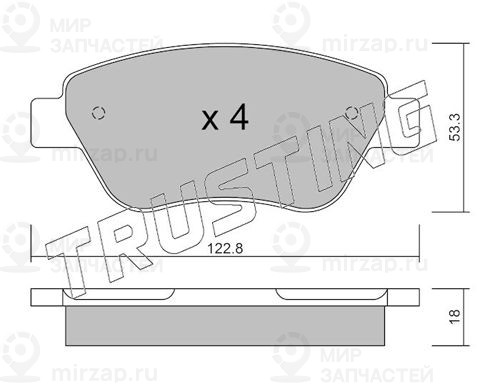 Запчасть TRUSTING 3301