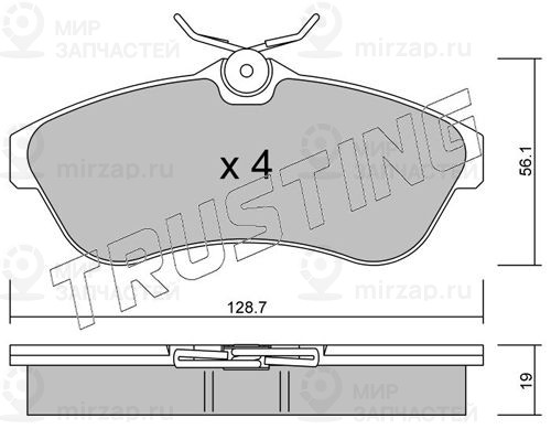 Запчасть TRUSTING 3380