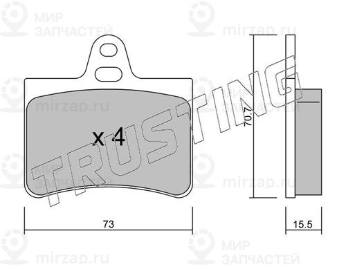 Запчасть TRUSTING 3420