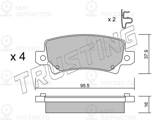 Запчасть TRUSTING 4630