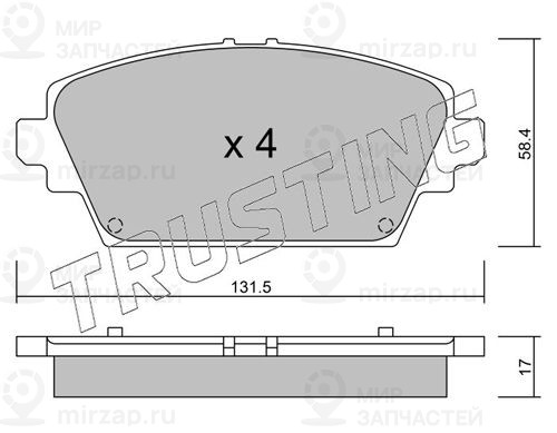 Запчасть TRUSTING 4800