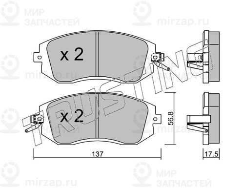 Запчасть TRUSTING 5161
