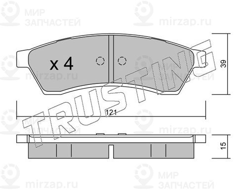 Запчасть TRUSTING 5260