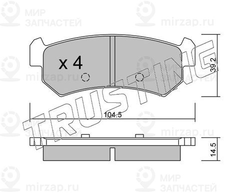 Запчасть TRUSTING 5270