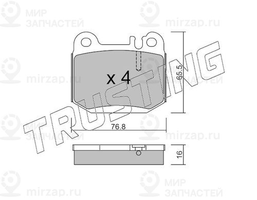 Запчасть TRUSTING 5800