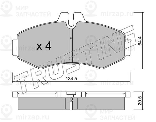 Запчасть TRUSTING 5890