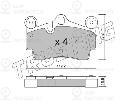 Запчасть TRUSTING 6710