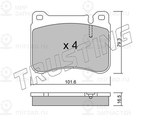Запчасть TRUSTING 6840