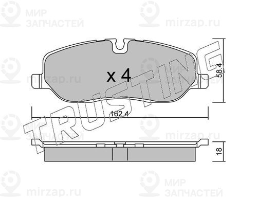 Запчасть TRUSTING 7090