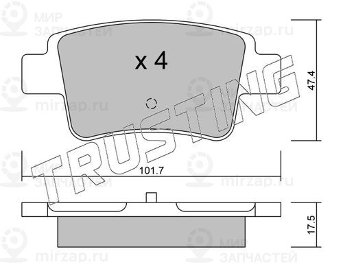 Запчасть TRUSTING 7210