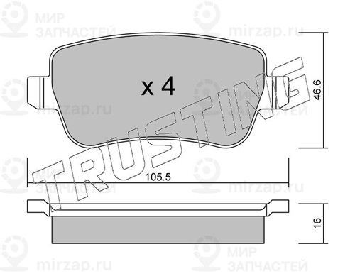 Запчасть TRUSTING 7220