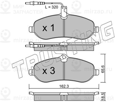 Запчасть TRUSTING 7230