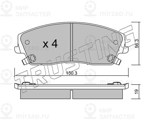 Запчасть TRUSTING 7320