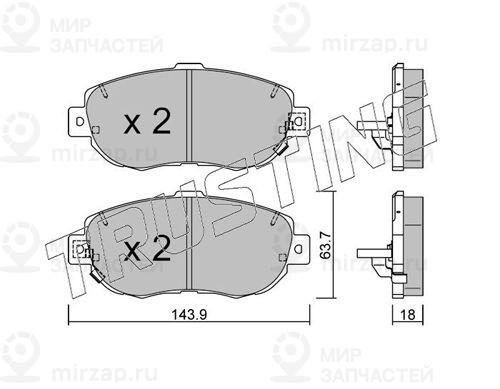 Запчасть TRUSTING 7720